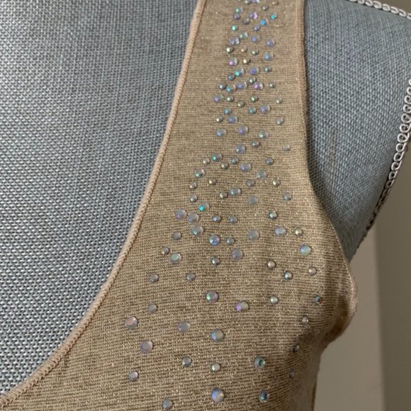 Metallic Gold Tank Top - Picture 2 of 5